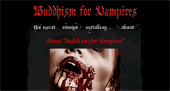 Desktop Screenshot of buddhism-for-vampires.com